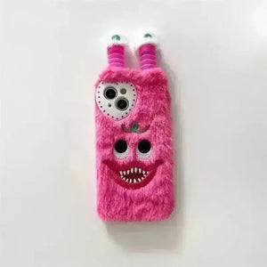 Cute Glowing Lighting Furry Monster Case (For iPhones) - Bear Hugs