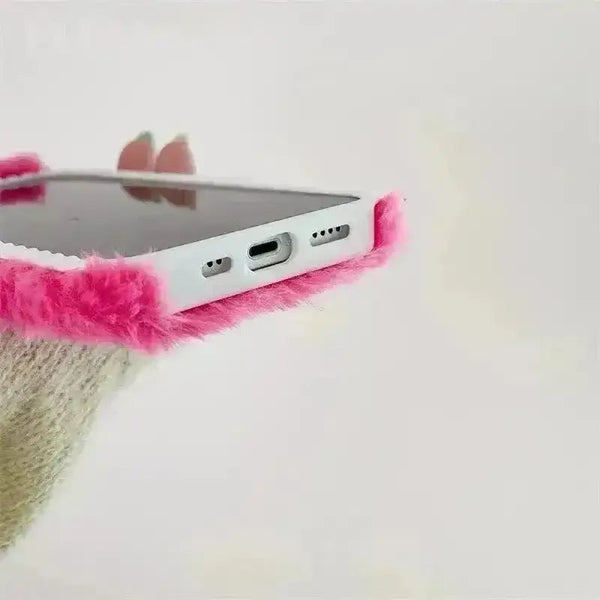 Cute Glowing Lighting Furry Monster Case (For iPhones) - Bear Hugs