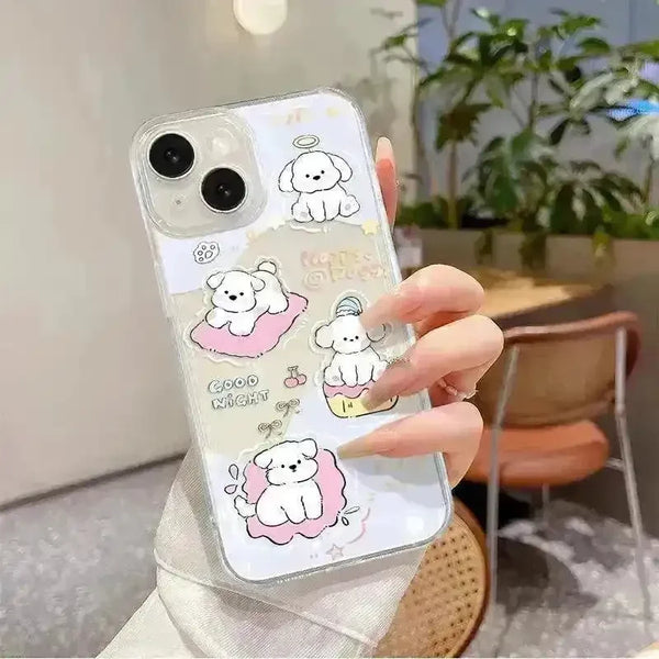 Cute Good Night Dog Phone Case (For iPhones) - Bear Hugs