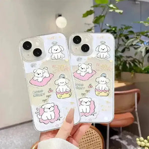 Cute Good Night Dog Phone Case (For iPhones) - Bear Hugs