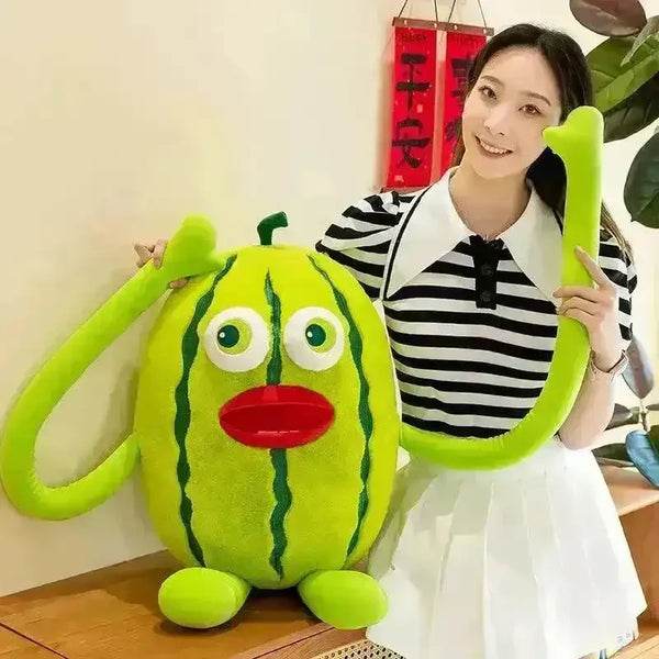 Cute Human Face Melon Doll Pillow - Bear Hugs