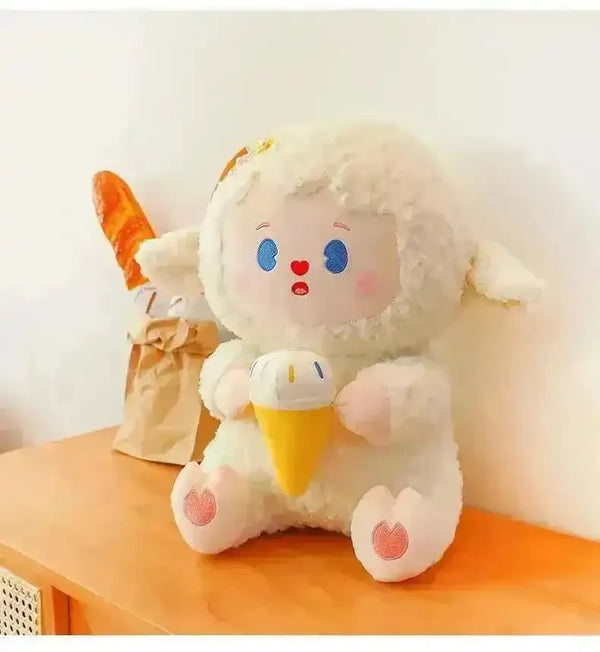 Cute Ice Cream Lamb Doll Plush Toy - Bear Hugs