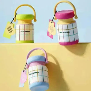 Cute Mini Jar Carry Insulated Bottle (420 ml) - Bear Hugs