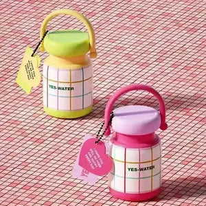 Cute Mini Jar Carry Insulated Bottle (420 ml) - Bear Hugs