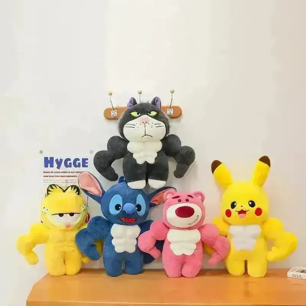 Cute Muscle Series Plush Dolls - Bear Hugs