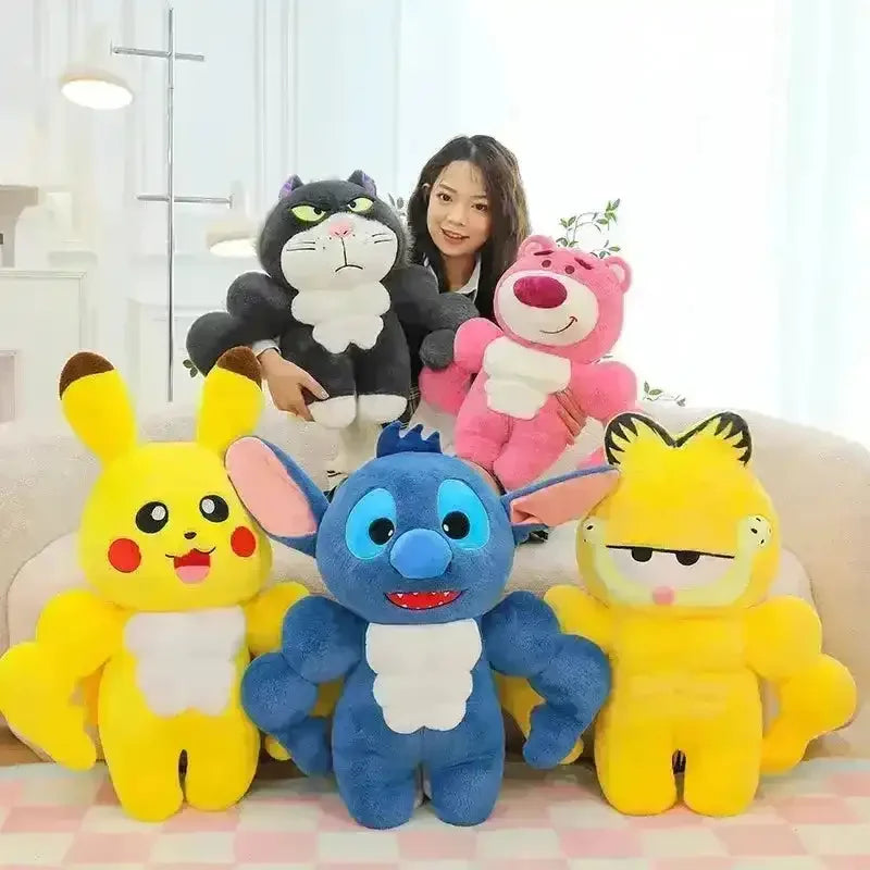 Cute Muscle Series Plush Dolls - Bear Hugs