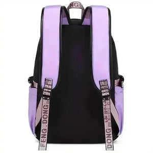 Cute Nylon Shoelace Teen Backpack - Bear Hugs