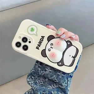 Cute Panda Cheeks Phone Case (For iPhones) - Bear Hugs
