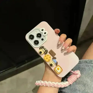 Cute Pastel Pup Phone Case (For iPhones) - Bear Hugs