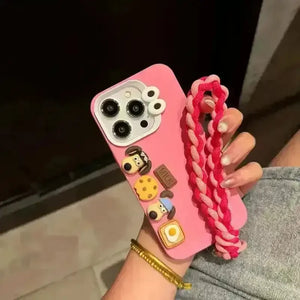 Cute Pastel Pup Phone Case (For iPhones) - Bear Hugs