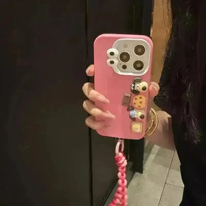 Cute Pastel Pup Phone Case (For iPhones) - Bear Hugs