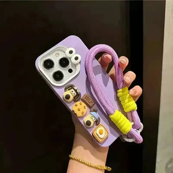 Cute Pastel Pup Phone Case (For iPhones) - Bear Hugs