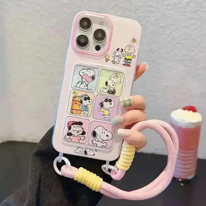 Cute Peanut Snoopy Card Holder Case (For iPhones) - Bear Hugs