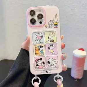 Cute Peanut Snoopy Card Holder Case (For iPhones) - Bear Hugs