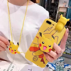 Cute Pikachu Yellow Phone Case (For iPhone) - Bear Hugs
