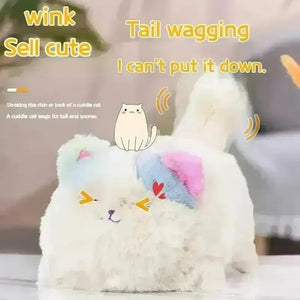 Cute Plush Electric Cuddle Cat and Dog Toy - Bear Hugs