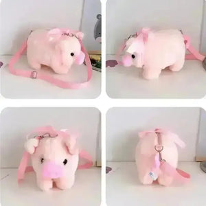 Cute Plush Pig Cross Bodybag - Bear Hugs
