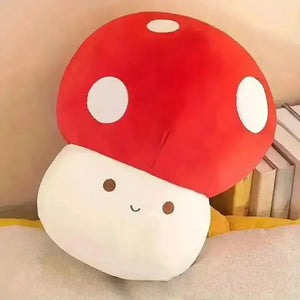 Cute Red and White Mushroom Plushie - Bear Hugs