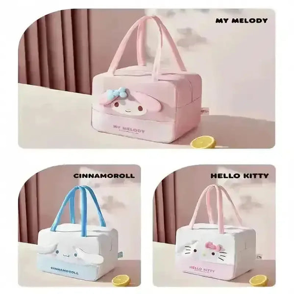 Cute Sanrio Insulated Lunch Bag - Bear Hugs