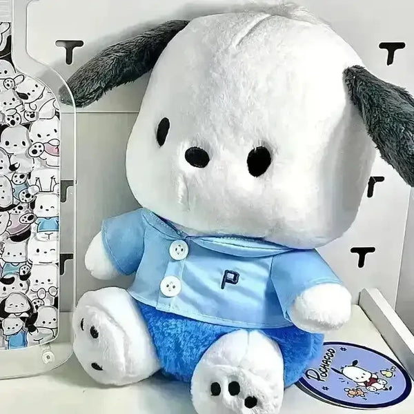 Cute Sanrio Pochacco Plush Puppy - Bear Hugs