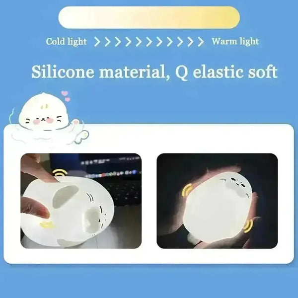 Cute Seal LED Night Light - Bear Hugs