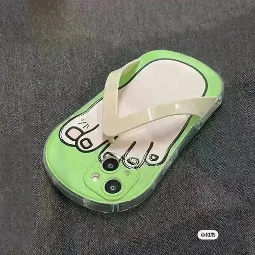 Cute Slippers Phone Case (For iPhones) - Bear Hugs