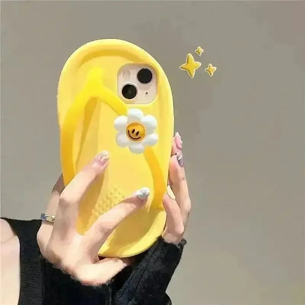 Cute Slippers Phone Case (For iPhones) - Bear Hugs