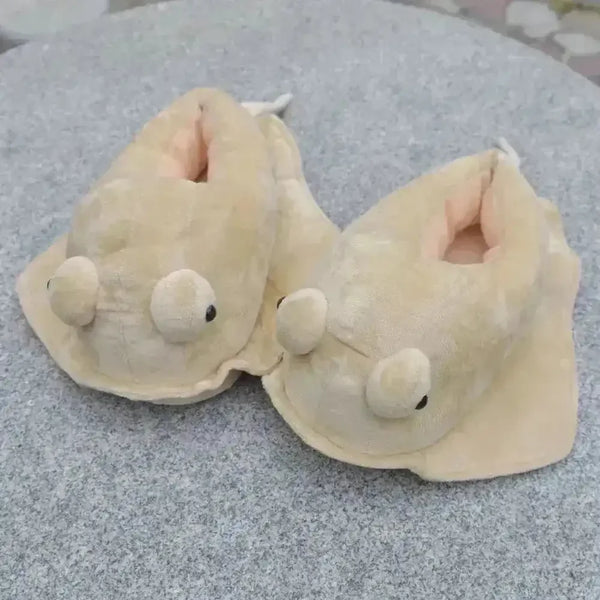 Cute Sting Ray Warm Indoor Slippers - Bear Hugs