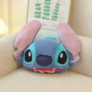 Cute Stitch Car Headrest and Seatbelt Protector - Bear Hugs