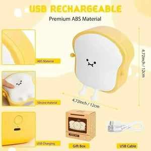 Cute Toast Night Light - Bear Hugs