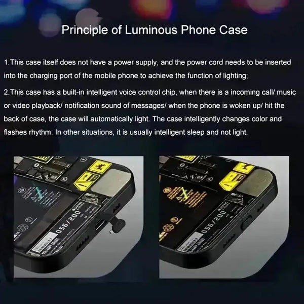 Cyberpunk Luminous Cover (For iPhone) - Bear Hugs
