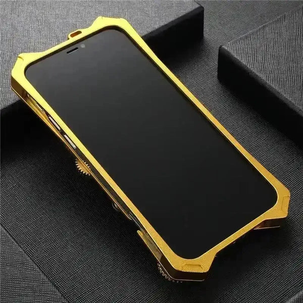 Cyberpunk Skull Mechanical Gear Case (For iPhones) - Bear Hugs