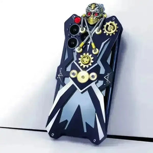 Cyberpunk Skull Mechanical Gear Case (For iPhones) - Bear Hugs