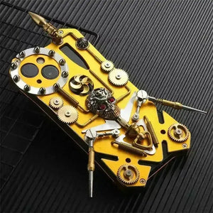 Cyberpunk Skull Mechanical Gear Case (For iPhones) - Bear Hugs