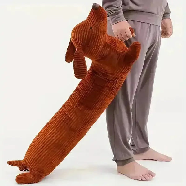 Dachshund Long Throw Pillow (120 cm) - Bear Hugs