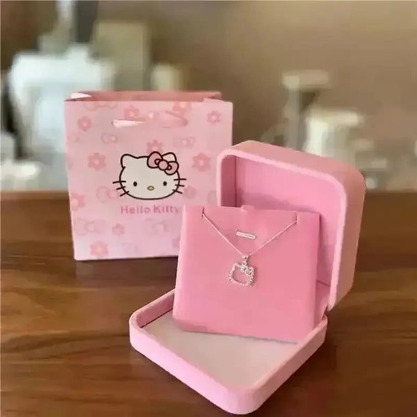 Dazzling Hello Kitty Crystal Pendant - Bear Hugs