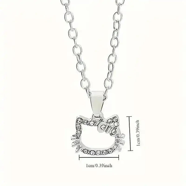 Dazzling Hello Kitty Crystal Pendant - Bear Hugs