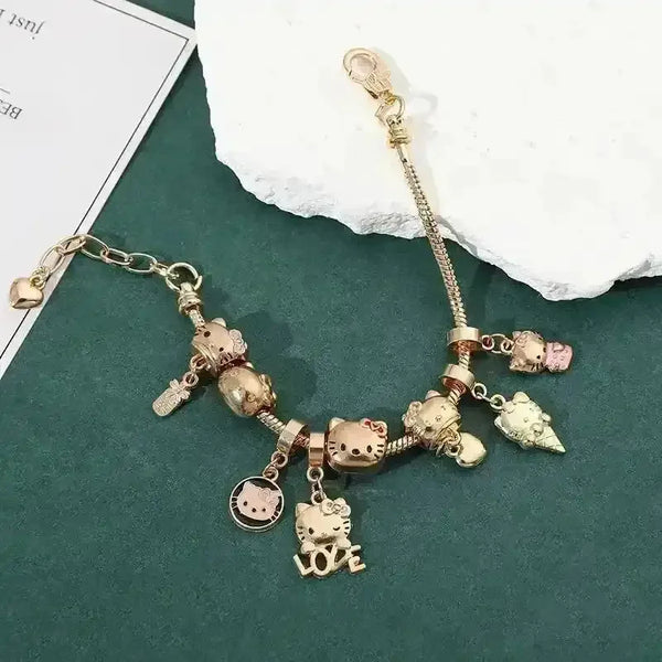 Dazzling Hello Kitty Zinc Alloy Bracelet - Bear Hugs