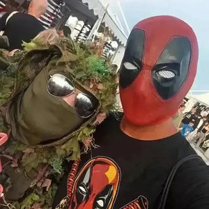 Deadpool Moving Eyes Cosplay Face Mask - Bear Hugs