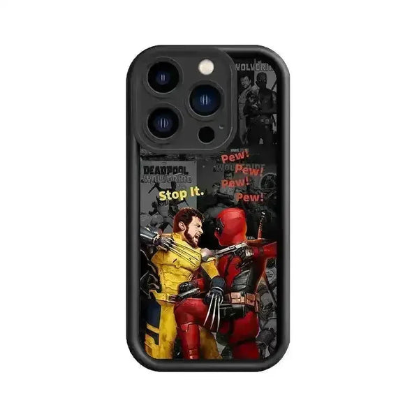 Deadpool vs Wolverine Phone Case (For iPhones) - Bear Hugs
