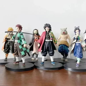 Demon Slayer Anime Characters Action Figurine (10 cm) - Bear Hugs