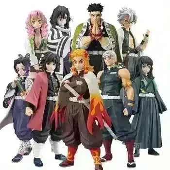 Demon Slayer Anime Characters Action Figurine (10 cm) - Bear Hugs
