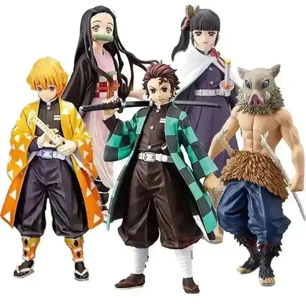 Demon Slayer Anime Characters Action Figurine (10 cm) - Bear Hugs