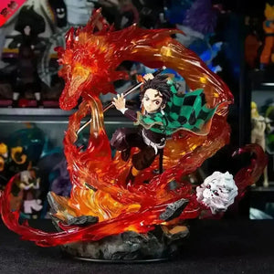 Demon Slayer Tanjiro Kamado Fighting Action Figure (30 cm) - Bear Hugs
