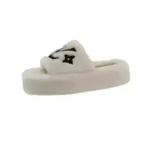 Designer Monogram Plushed Out Slippers - Bear Hugs