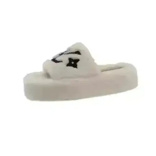 Designer Monogram Plushed Out Slippers - Bear Hugs