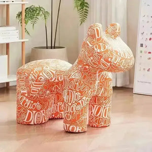 Designer Pony Mini Sofa cum Stool - Bear Hugs