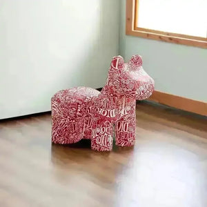 Designer Pony Mini Sofa cum Stool - Bear Hugs
