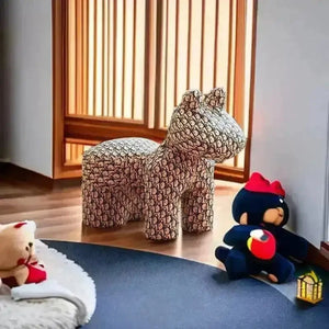 Designer Pony Mini Sofa cum Stool - Bear Hugs