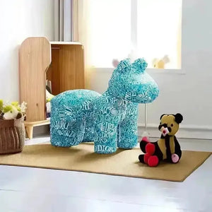 Designer Pony Mini Sofa cum Stool - Bear Hugs